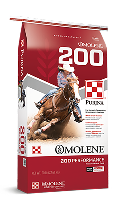 Purina® Omolene® #200 RT Performance Horse Feed